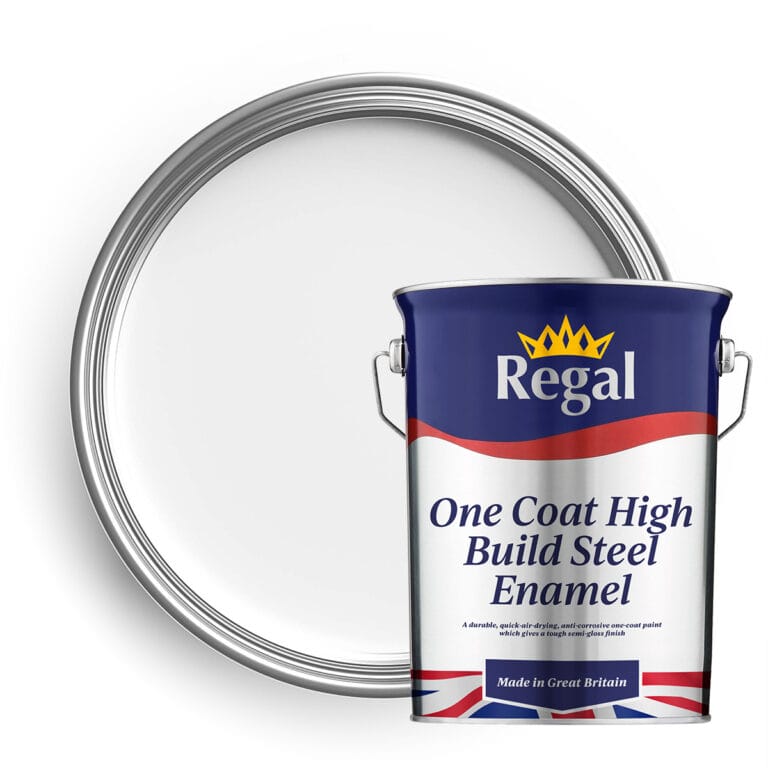 One Coat High Build Steel Enamel Paint 5l White