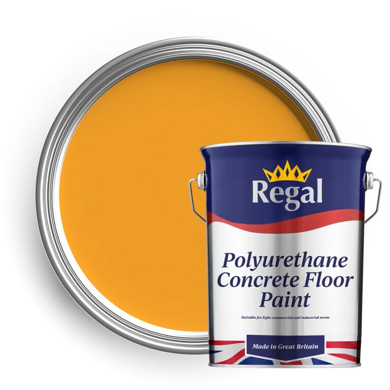 Polyurethane Concrete Floor Paint 5L JCB Yellow