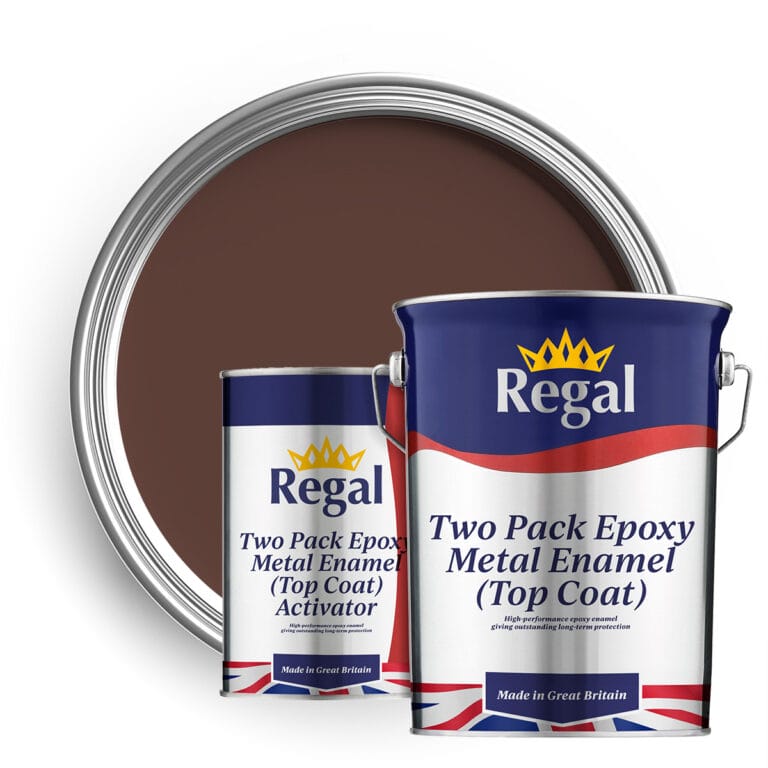Two-Pack Epoxy Topcoat Enamel 5l Chocolate Brown