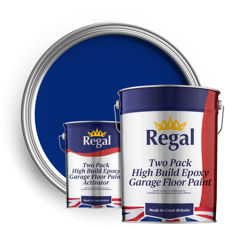 Two-Pack High Build Epoxy Garage Floor Paint 20l Ford Tractor Blue