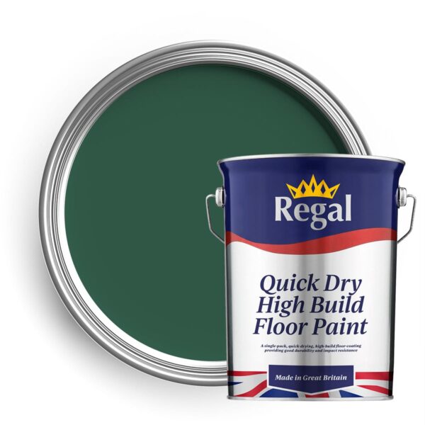 Quick Dry High Build Floor Paint 5l Brunswick Green
