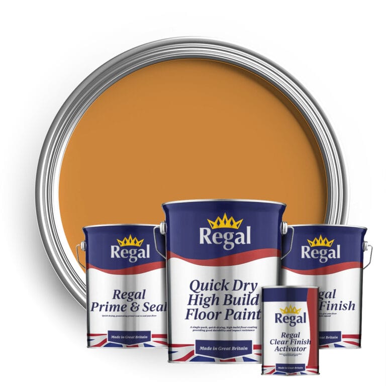 Single Pack Floor Paint Bundle 5L Caterpillar Yellow