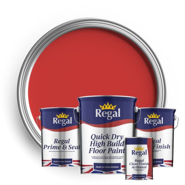 Single Pack Floor Paint Bundle 5L Post Office Red