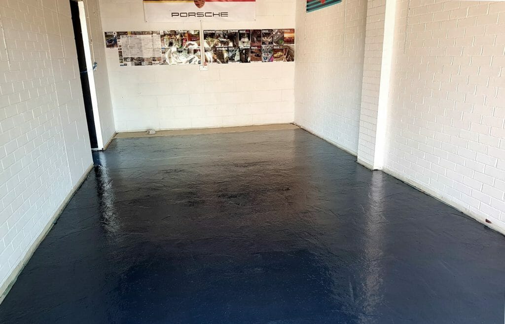 How to paint garage floor