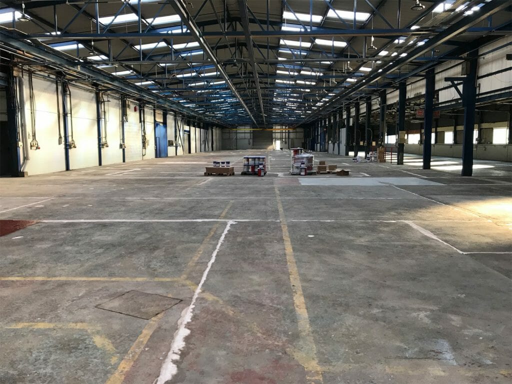 Pic 1: After suitably preparing the floor