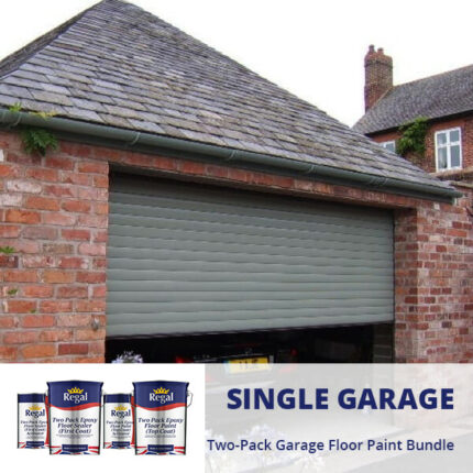 Single Garage Two Pack Garage Floor Paint Bundle
