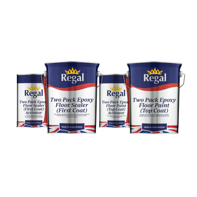 Single Garage Two Pack Garage Floor Paint Bundle