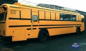 School Bus Conversion Bluebird Exterior