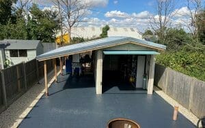 Reclaimed garage conversion by Adam C