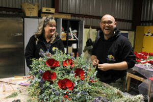Scallop-shell poppies for Remembrance Day 2022